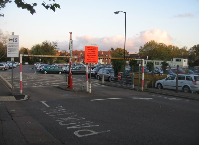 Ram Meadow Car Park Entrance C Given Up Cc By Sa 2 0 Geograph