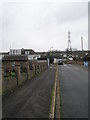 Looking up Southwick Avenue towards Portsdown Hill