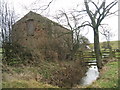 NY7513 : Barn and Blind Beck, Little Musgrave by David Brown