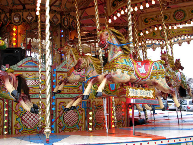 Fairground gallopers - detail © Evelyn Simak cc-by-sa/2.0 :: Geograph ...