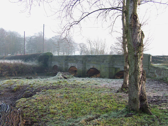 Somerford Bridge over the River Penk, Staffordshire