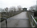 Footbridge from Hillsley Road over the M27 to Falmouth Road