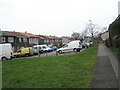 Car parking spaces in Bude Close