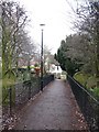 Footpath through the churchyard