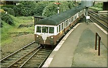 J2664 : Delayed train, Lisburn by Albert Bridge
