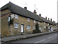 Row of thatched cottages in Abbotsbury