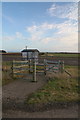 Bus shelter on A92