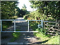 Start of footpath to shore