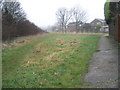 Path from Danes Road behind houses in Saxon Close