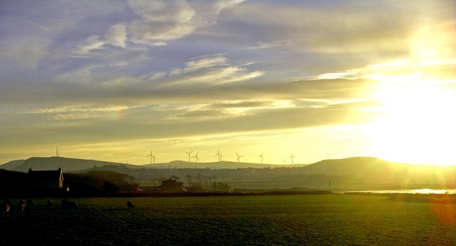 Morning Energy - Ardrossan Wind Farm From Portencross