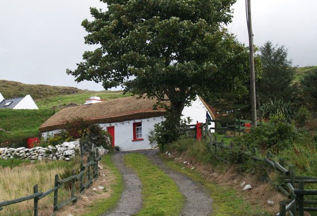 Thatched cottage Common, Ardara.