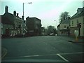 Traffic lights in the centre of Highworth