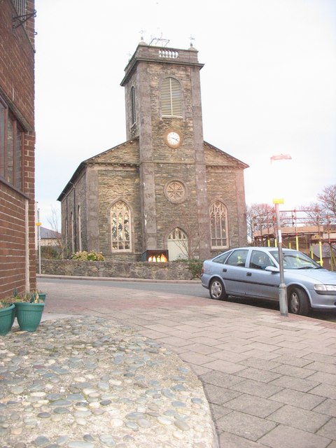 The facade of St Eleth Church