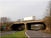 SP4970 : M45 bridge over A45 at Dunchurch by Andy F