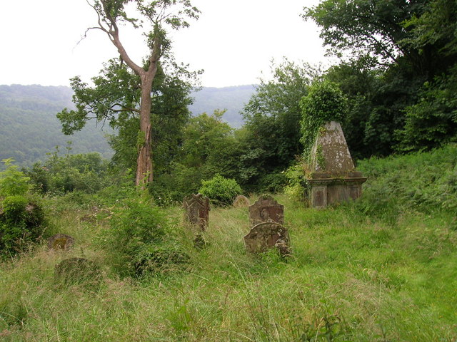 Tintern Parva: St. Mary the Virgin church, The burial ground (other side)