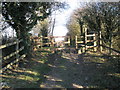 Stile from Fort Purbrook to Crookhorn Golf Club