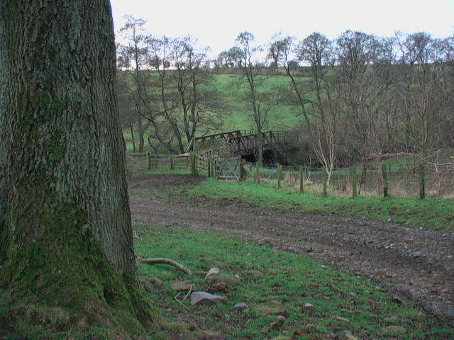 Bridge across stream at Shipley
