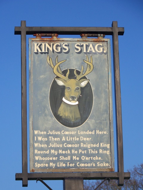 Village sign, King's Stag