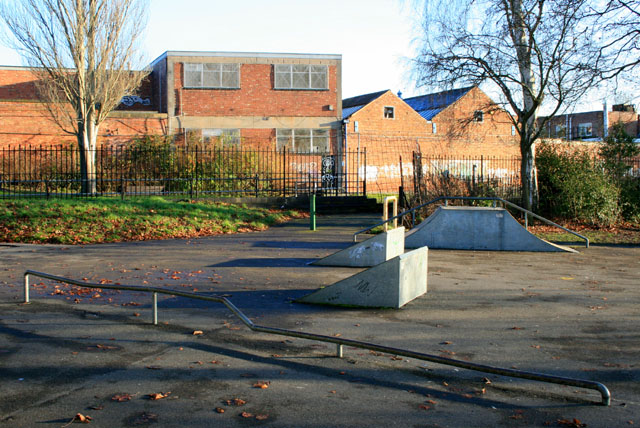 Skateboard area in West Park © David Lally :: Geograph Britain and Ireland