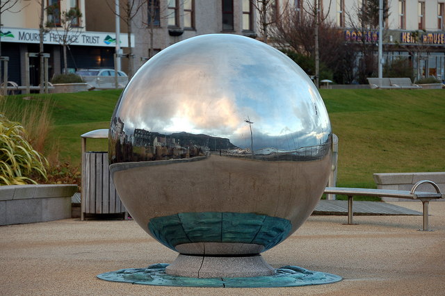 Sculpture on Newcastle Promenade