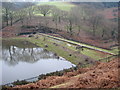 Nant-y-Draenog Reservoir - partially full