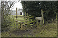 SD5151 : Stile on footpath behind Guys farm by Tom Richardson
