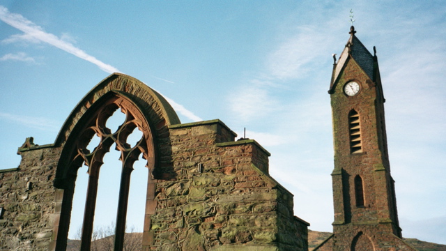 Ruins of St Peters Church, Peel