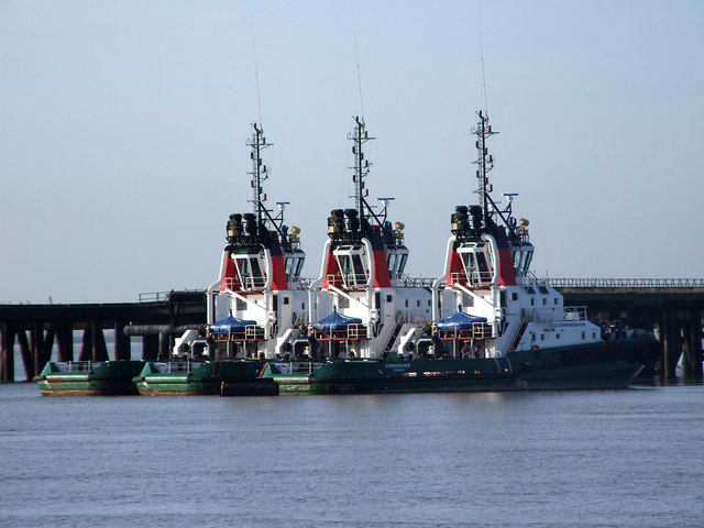 Three tugs at Canvey Island