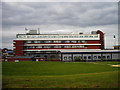 Looking North towards the back of Kettering general hospital