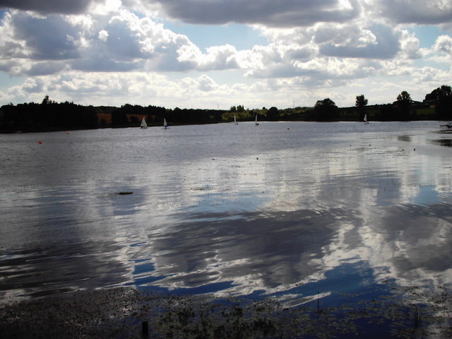 A view of the Cransley Reservoir