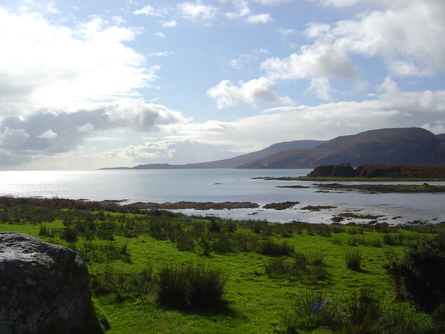 Ardfin - with A' Plòtha, Brosdale Island and Islay