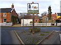 TM2677 : Fressingfield Village Sign by Geographer