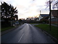 TM2677 : B1116 Laxfield Road, Fressingfield by Geographer