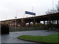 M8 approaching Kingston Bridge