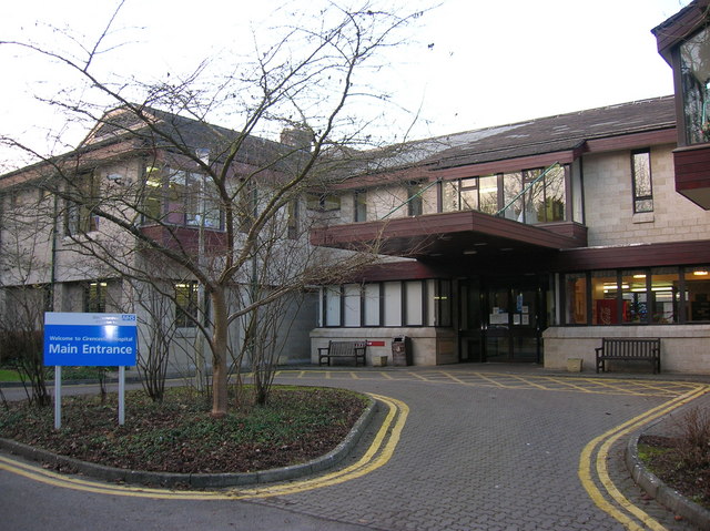 Cirencester: Hospital Main Entrance