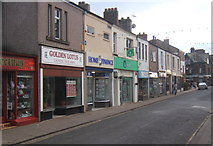 SD1780 : Shops along Lapstone Road, Millom by Andrew Hill