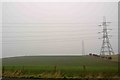 Barugh hill pylons