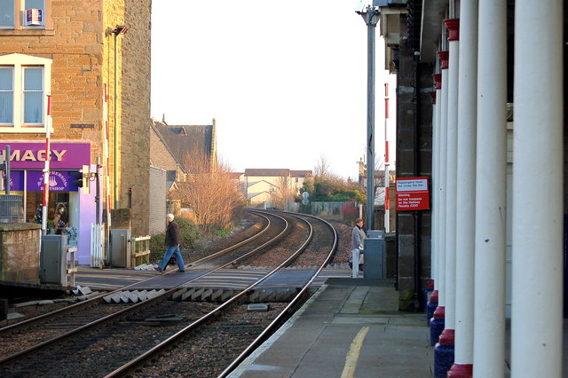 Level crossing at Broughty Ferry