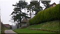 Buildings in unnamed lane at Tillington