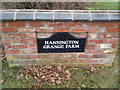 Hannington Grange Farm entrance