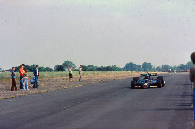 Lotus Formula One on Hethel test track, 1977