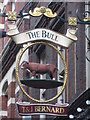 Sign for The Bull, Devonshire Row, EC2