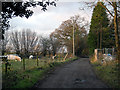 Access road to an anonymous farm