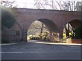 Railway bridge over road to Turkey Court