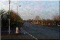 The A572 on the edge of Newton-le-Willows