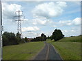 Second pylon west of the Broomhall substation