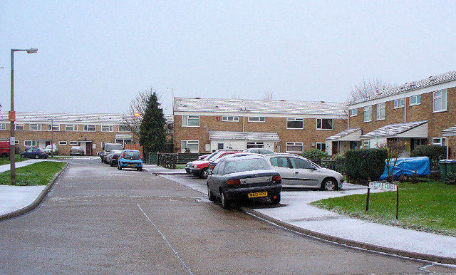 Junction of Mellor Close & Homefield Road