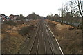 Cheshire Lines Committee Liverpool-Manchester line, looking West