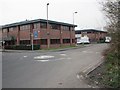 Office block on the corner