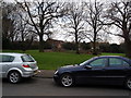 A view of Meadow Road Park taken from Meadow Road